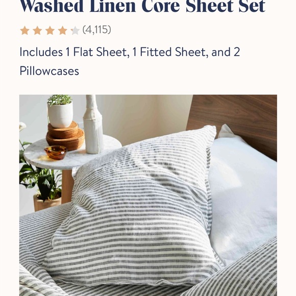 Brooklinen | Bedding | Brooklinen Linen Top Sheet | Poshmark